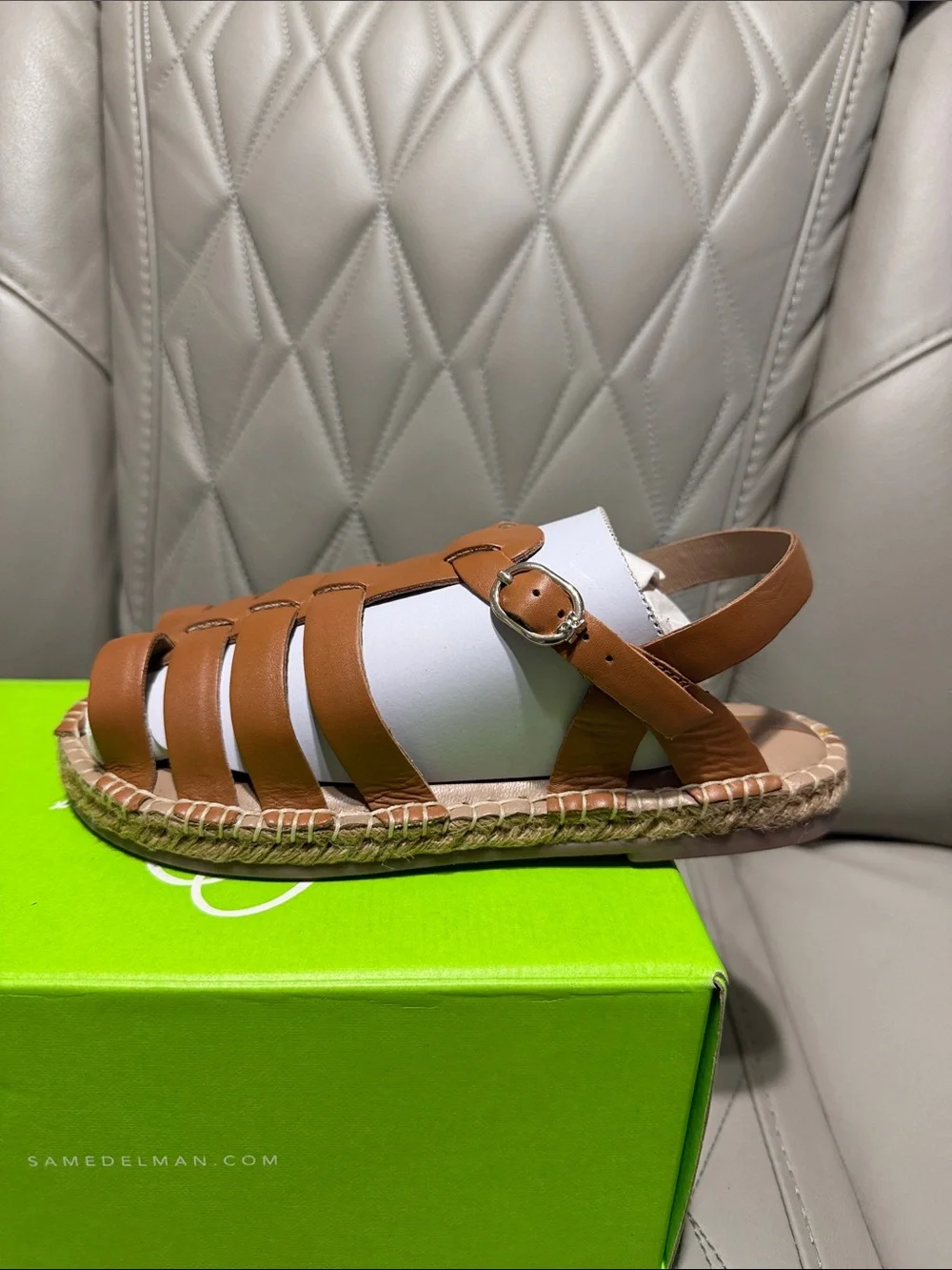 Sam Edelman Girls' Kora Tan Espadrille Sandals